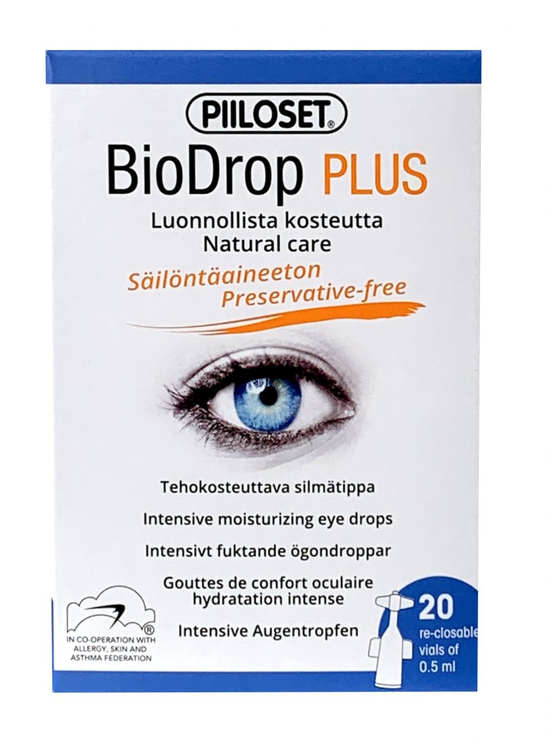 Krople nawilżające BioDrop Plus fiolki (20x0,5ml)